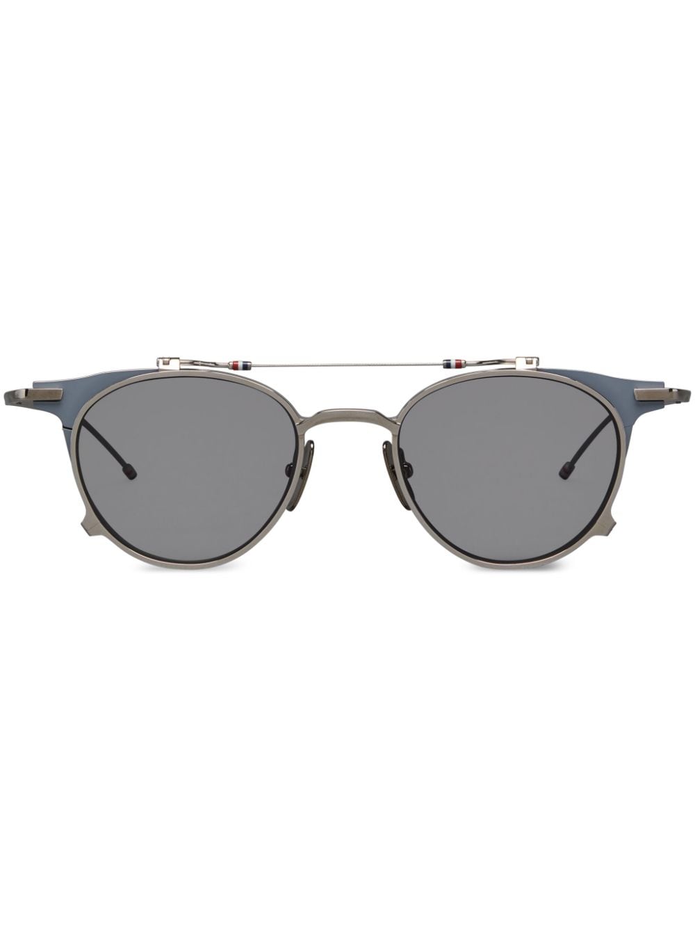 Thom Browne Eyewear round-frame flip-up sunglasses - Grey von Thom Browne Eyewear