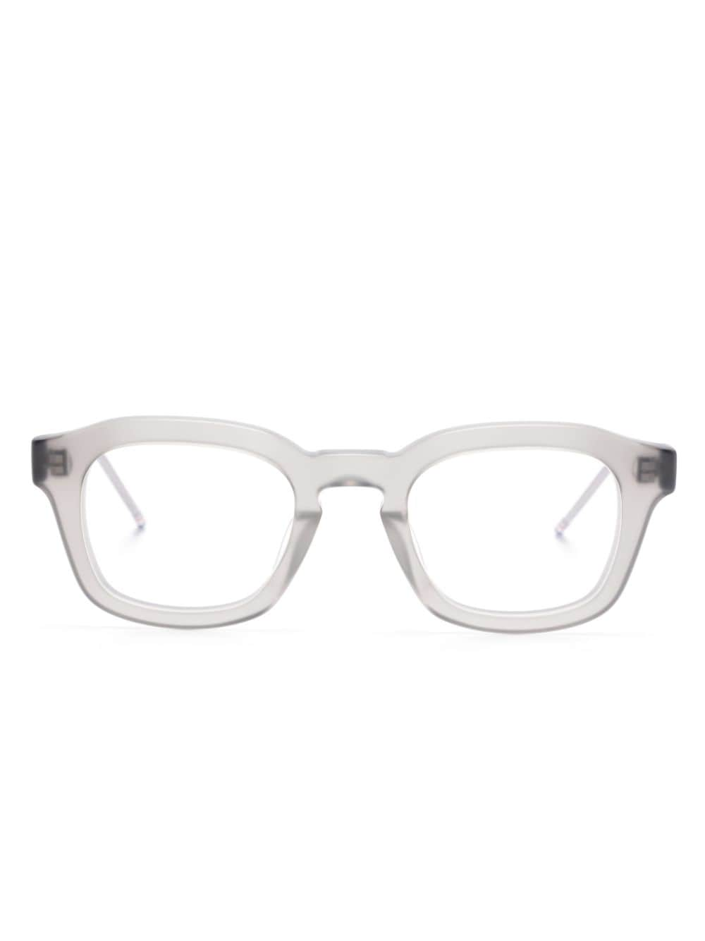 Thom Browne Eyewear square-frame glasses - Grey von Thom Browne Eyewear