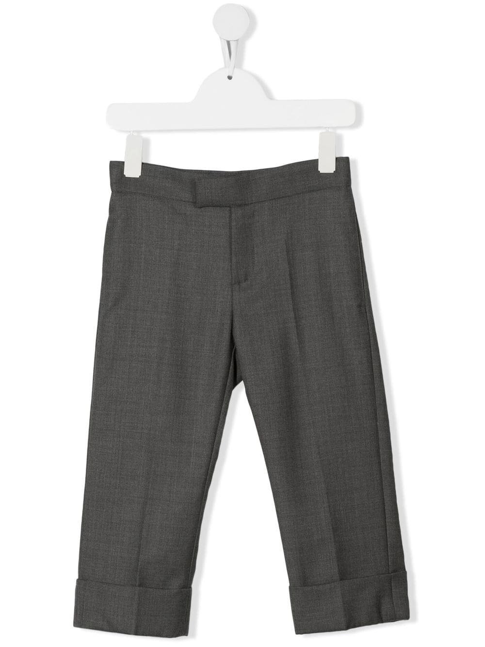 Thom Browne Kids Super 120s twill tailored trousers - Grey von Thom Browne Kids