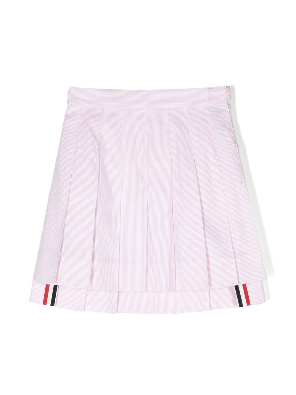 Thom Browne Kids pleated RWB skirt - Pink von Thom Browne Kids