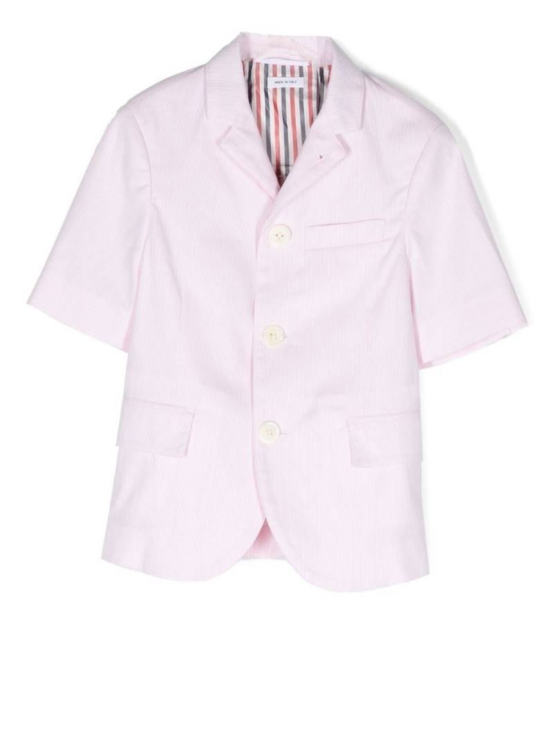 Thom Browne Kids short-sleeve sport coat - Pink von Thom Browne Kids