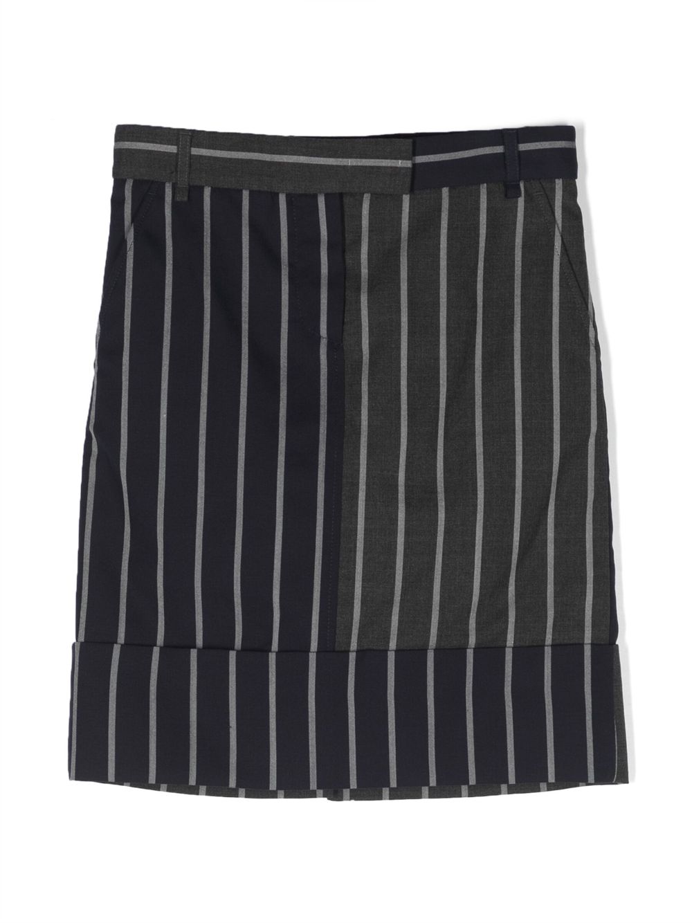 Thom Browne Kids striped wool skirt - Blue von Thom Browne Kids