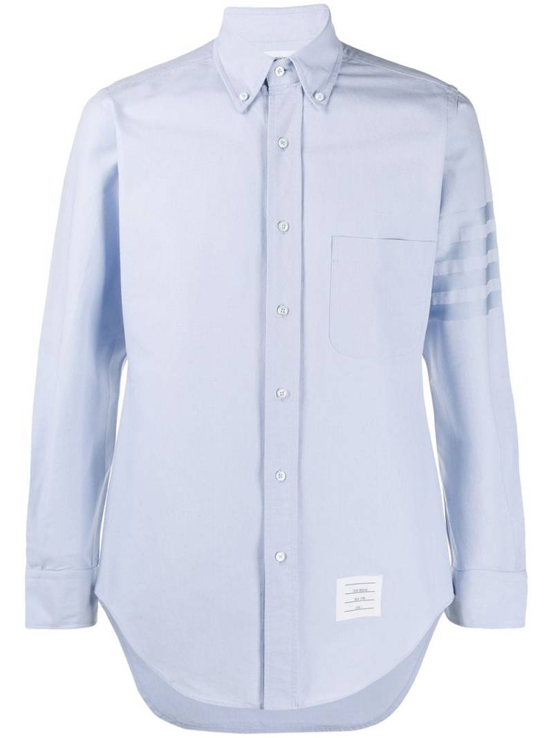 Thom Browne 4-Bar Oxford shirt - Blue von Thom Browne