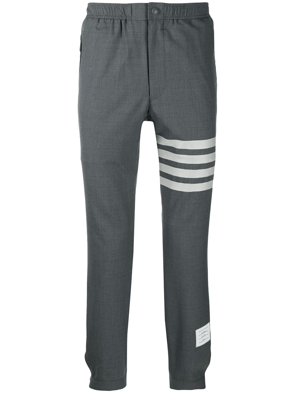 Thom Browne plain weave suiting track pants - Grey von Thom Browne