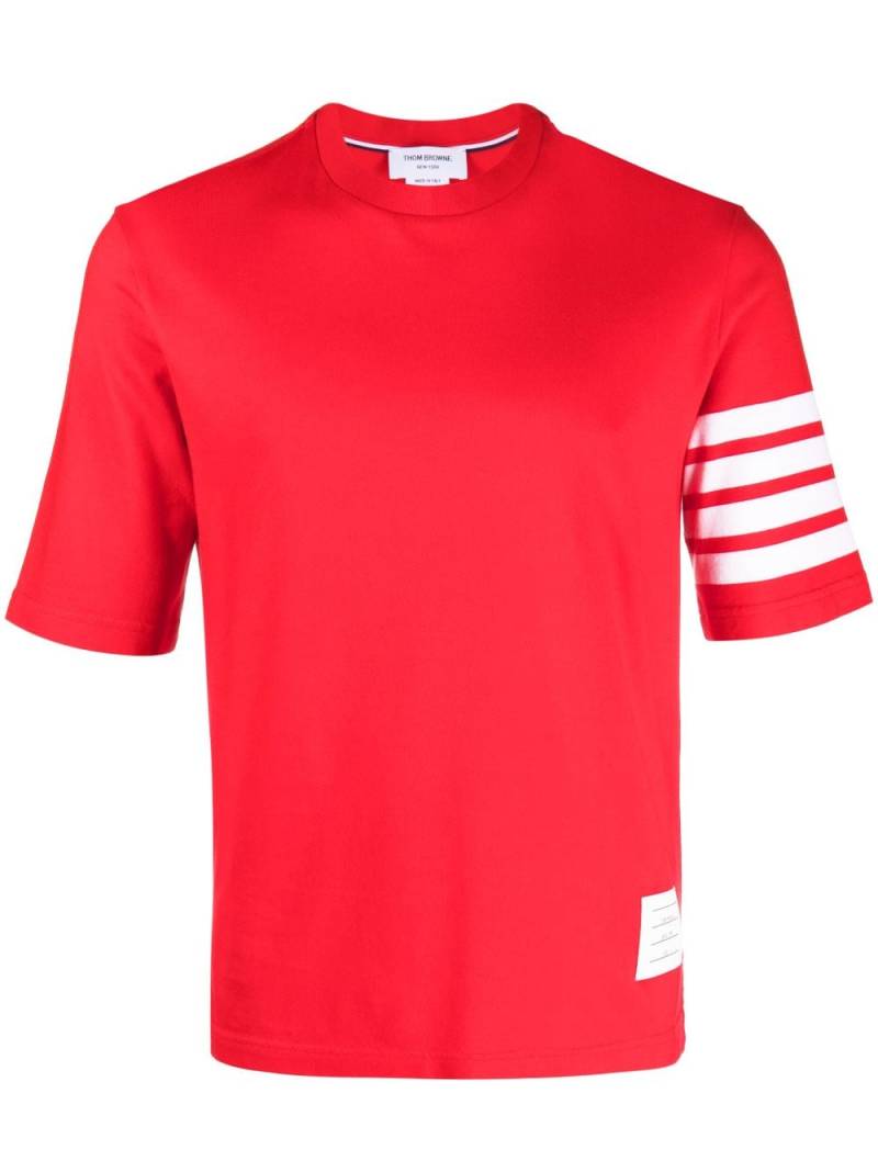 Thom Browne 4-Bar Stripe 2003-print T-shirt - Red von Thom Browne