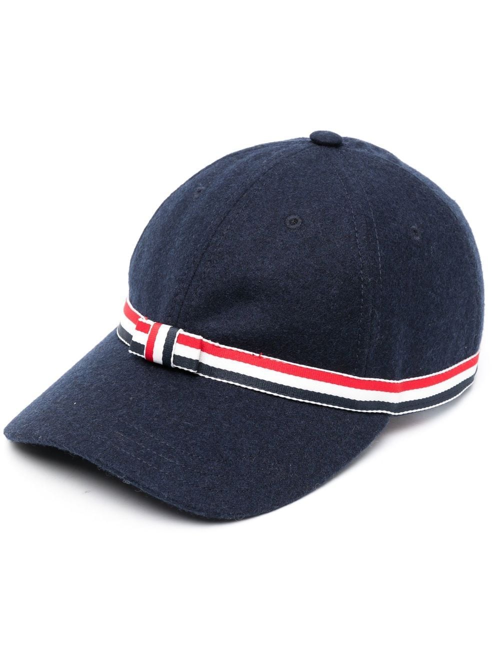 Thom Browne 4-Bar bow baseball cap - Blue von Thom Browne