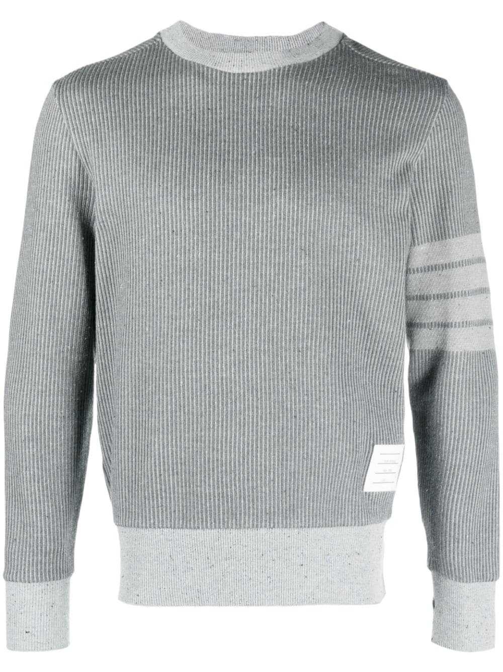 Thom Browne 4-Bar crew-neck sweatshirt - Grey von Thom Browne