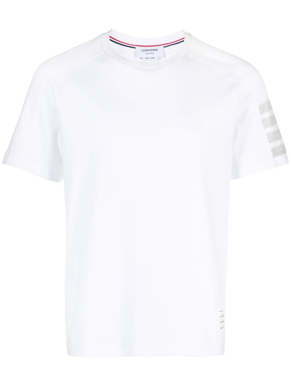 Thom Browne 4-Bar short-sleeve T-shirt - White von Thom Browne
