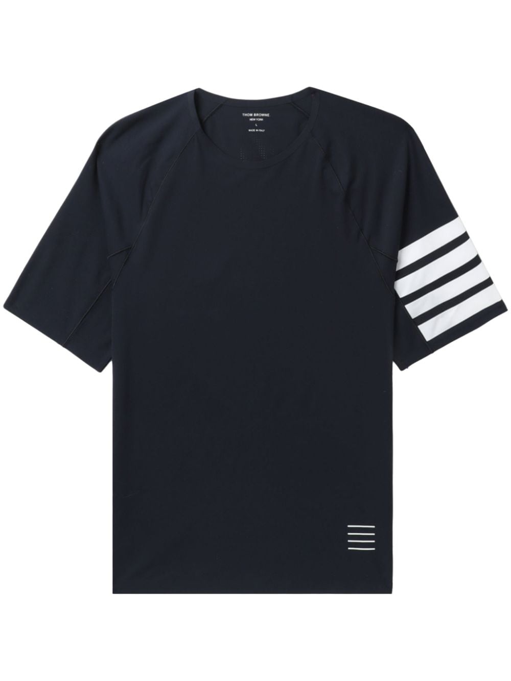 Thom Browne 4-Bar stripe T-shirt - Blue von Thom Browne