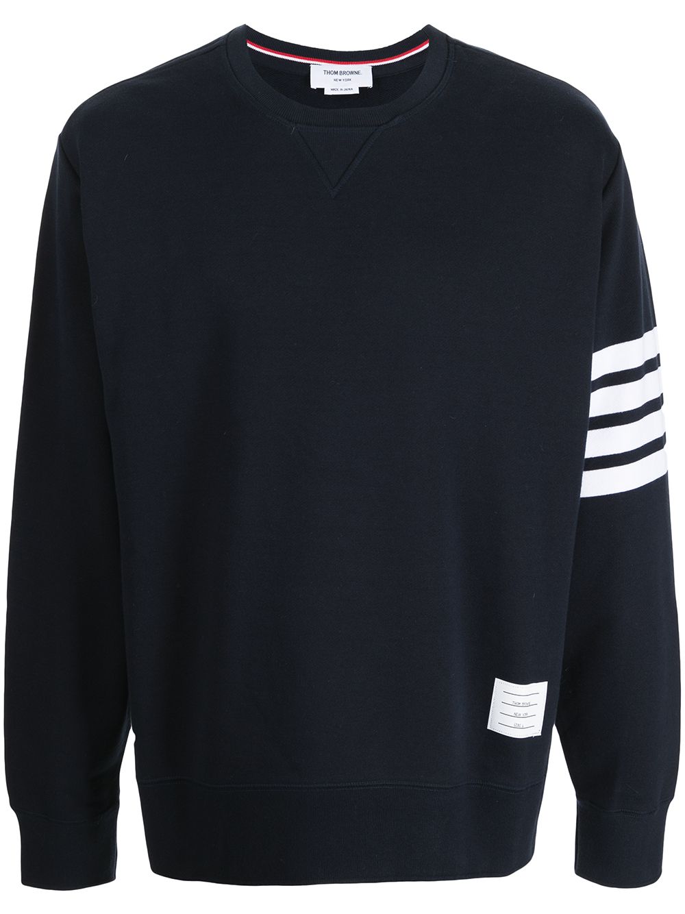 Thom Browne 4-Bar stripe sweatshirt - Blue von Thom Browne