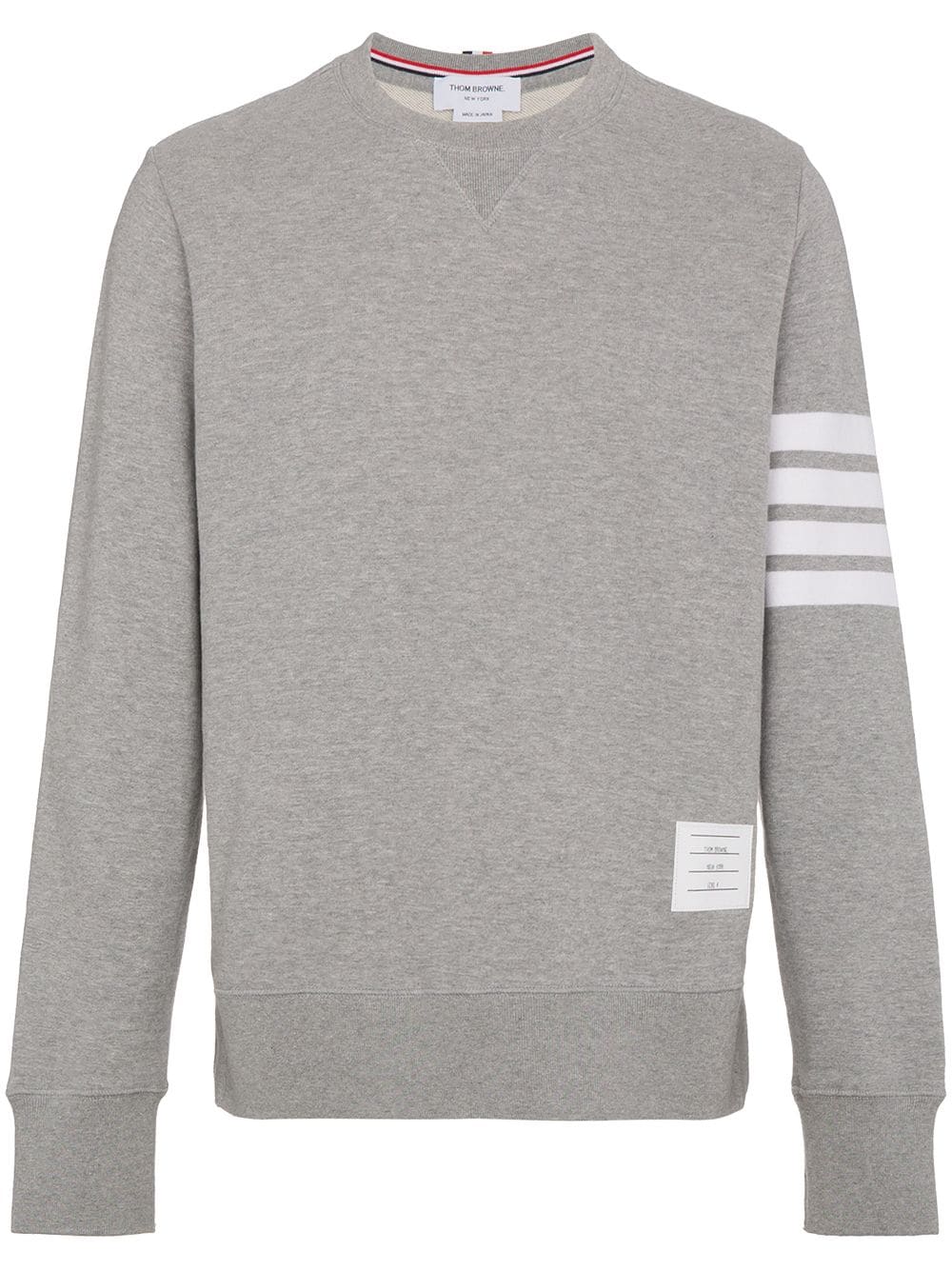 Thom Browne Engineered 4-Bar Jersey Sweatshirt - Grey von Thom Browne