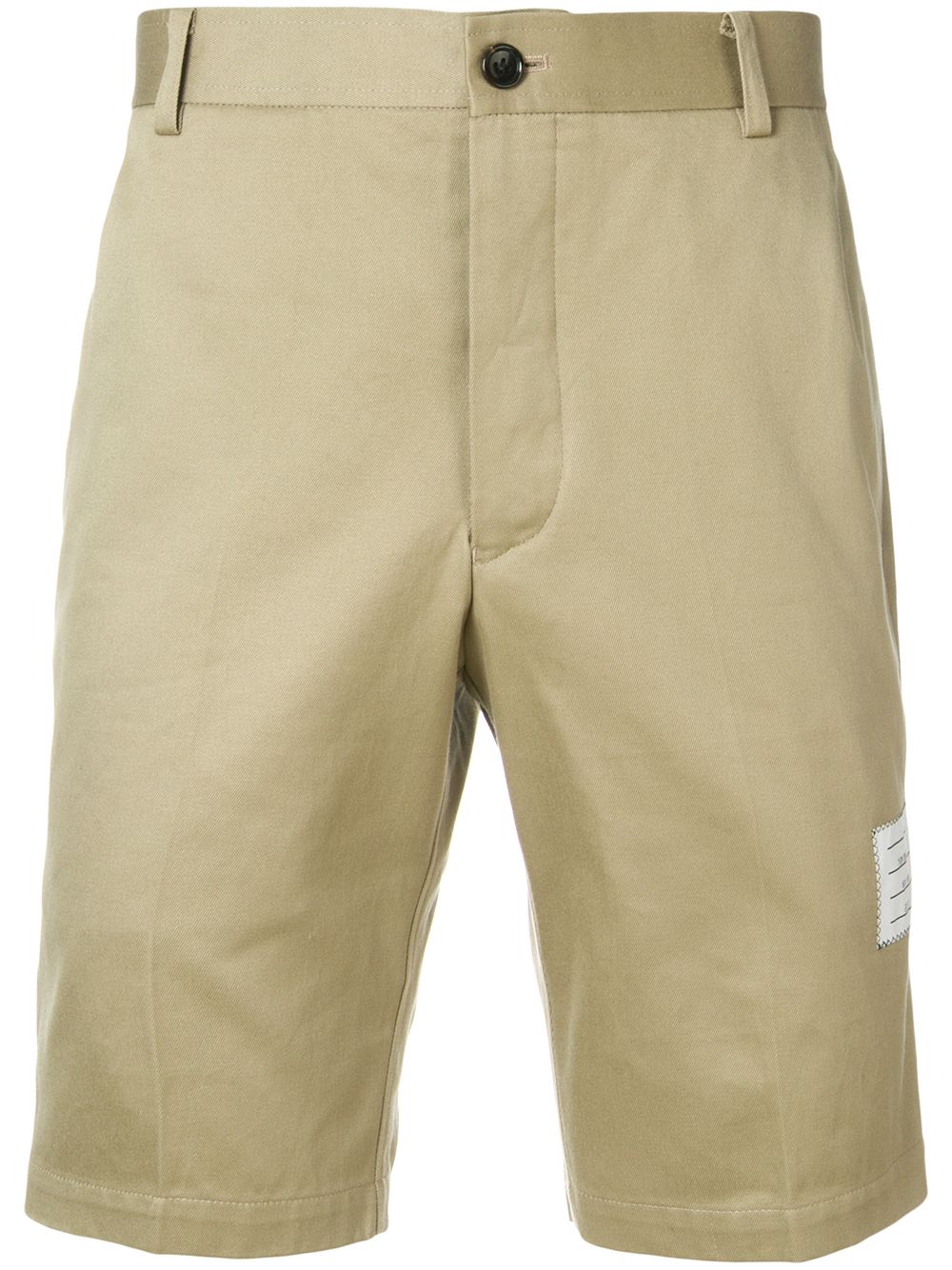 Thom Browne Cotton Twill Unconstructed Chino Shorts - Neutrals von Thom Browne