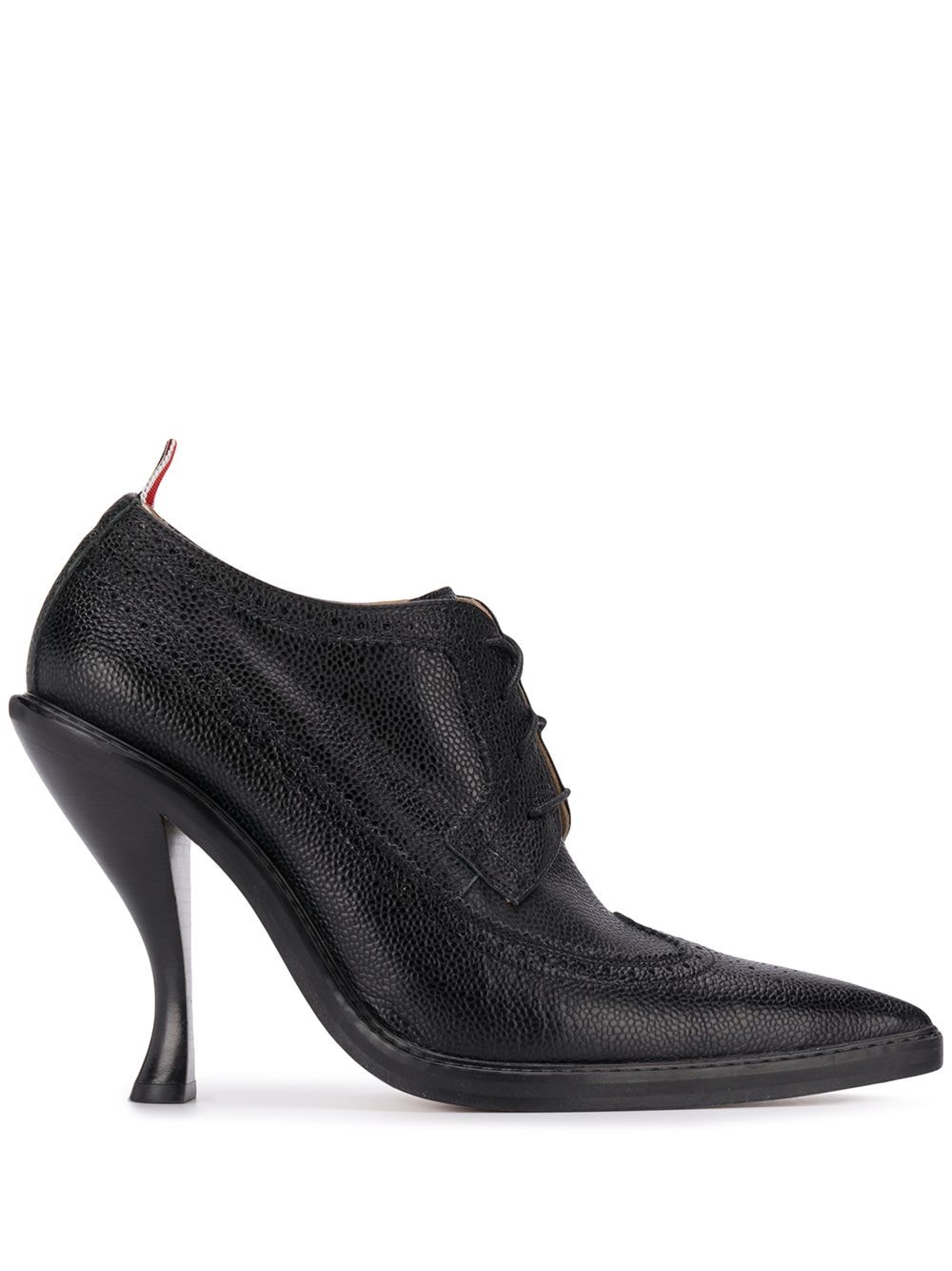 Thom Browne curved heel longwing brogues - Black von Thom Browne