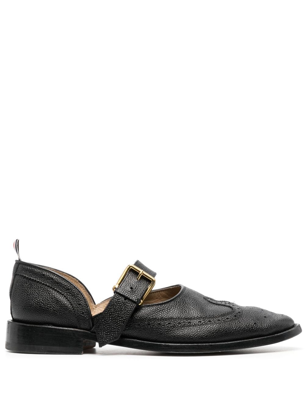 Thom Browne D'orsay buckled loafers - Black von Thom Browne