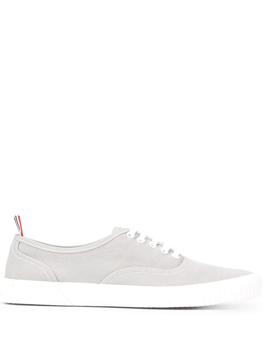 Thom Browne Heritage canvas sneakers - Grey von Thom Browne