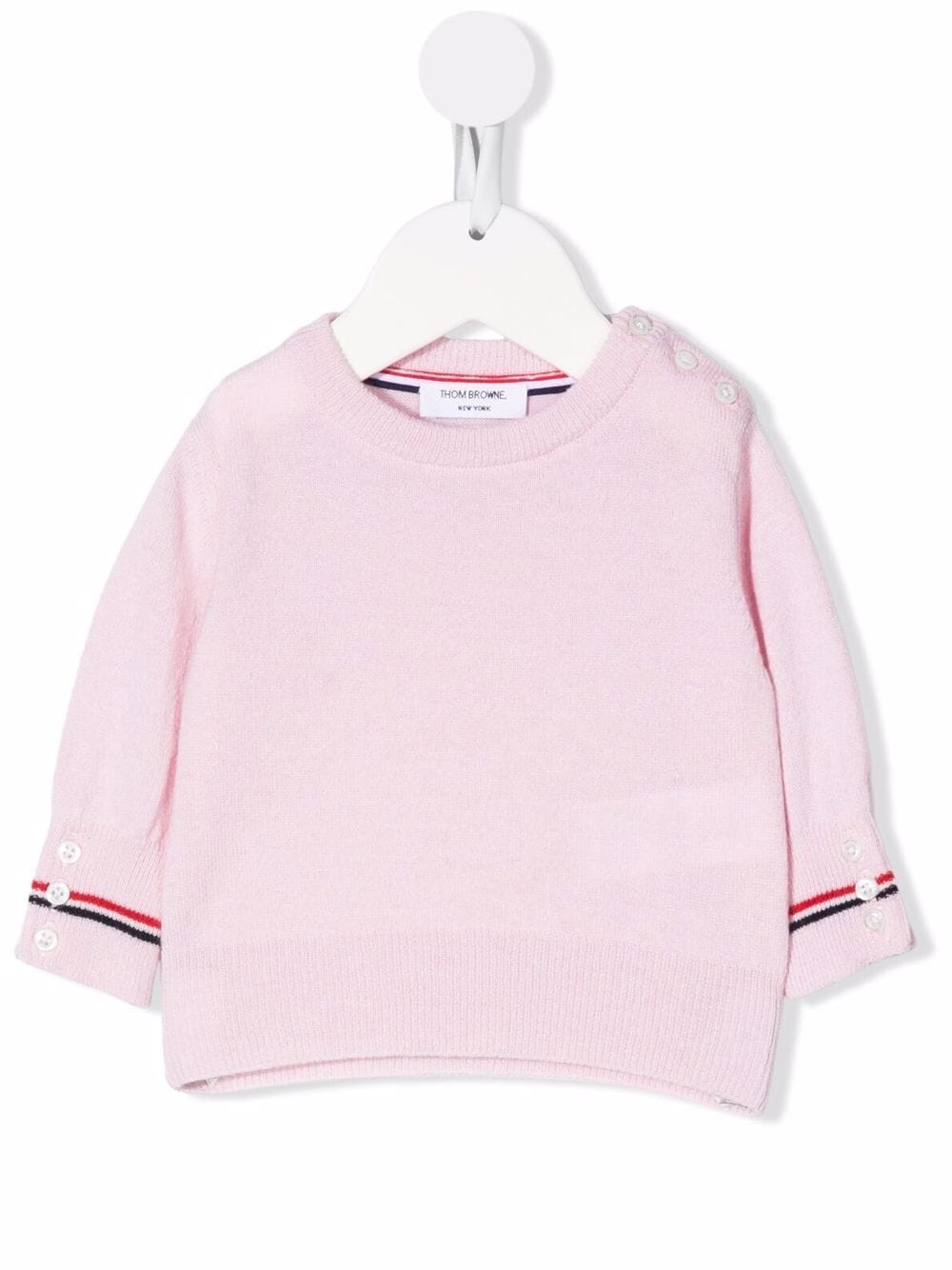 Thom Browne Kids Infant knitted jumper - Pink von Thom Browne Kids