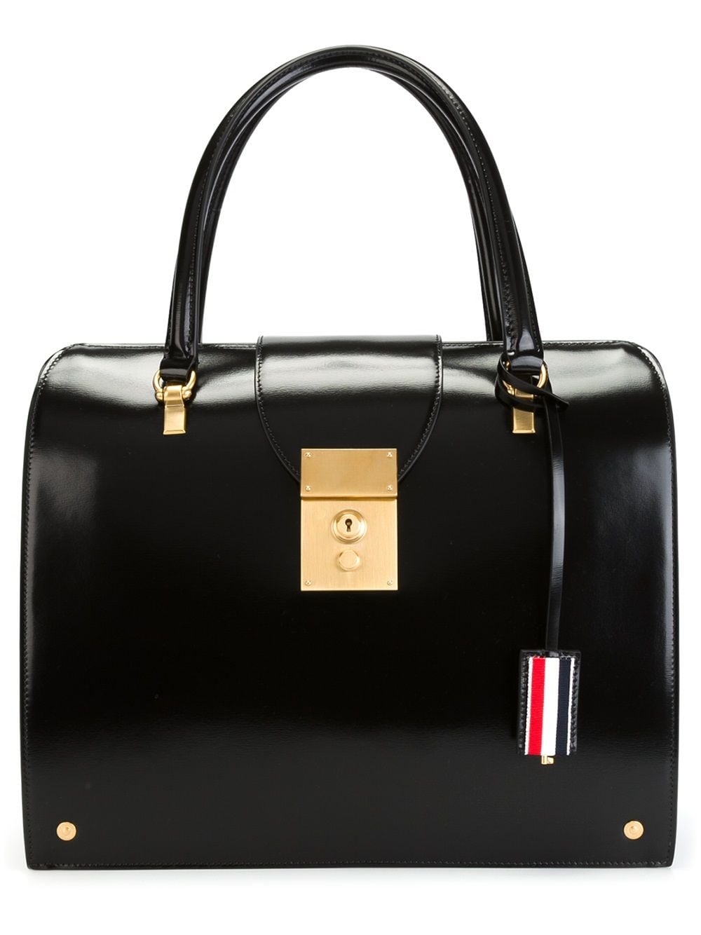 Thom Browne Mrs. Thom leather bag - Black von Thom Browne