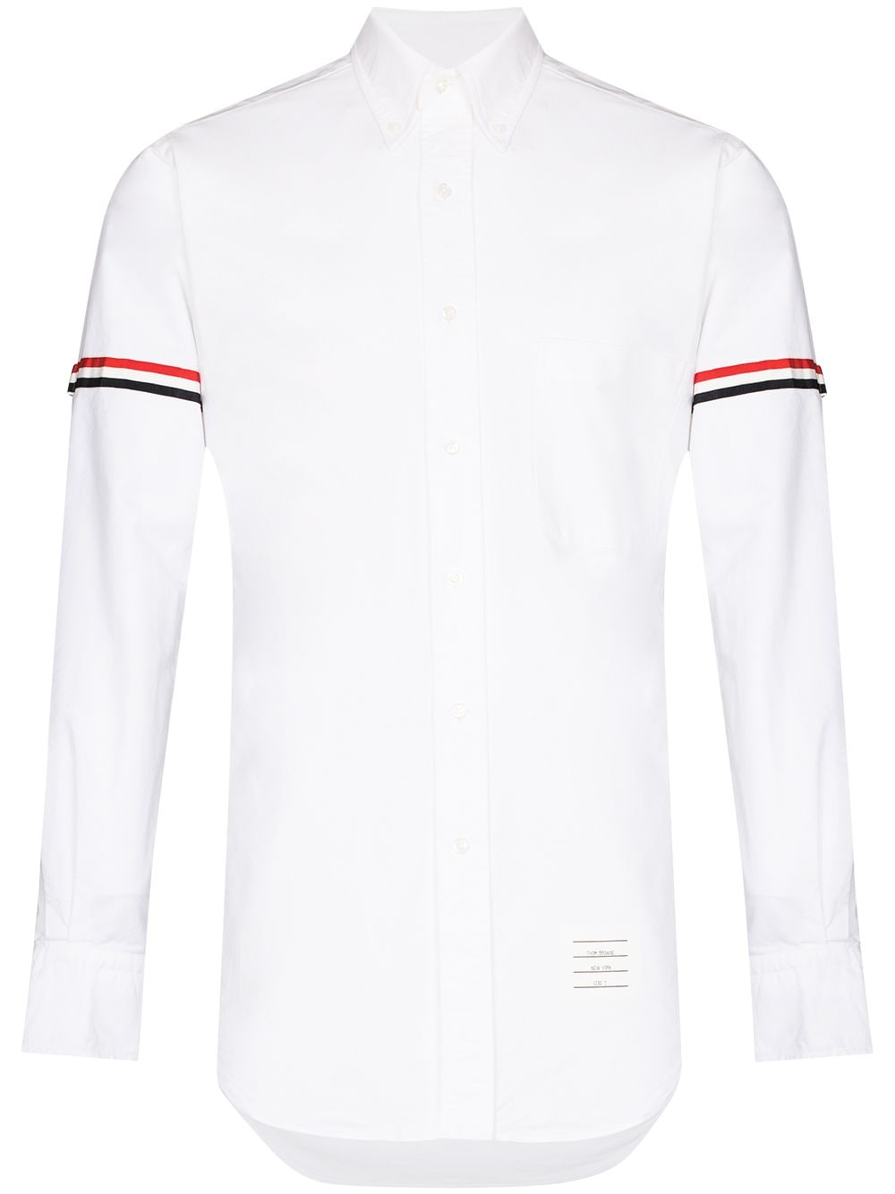 Thom Browne RWB long-sleeve shirt - White von Thom Browne