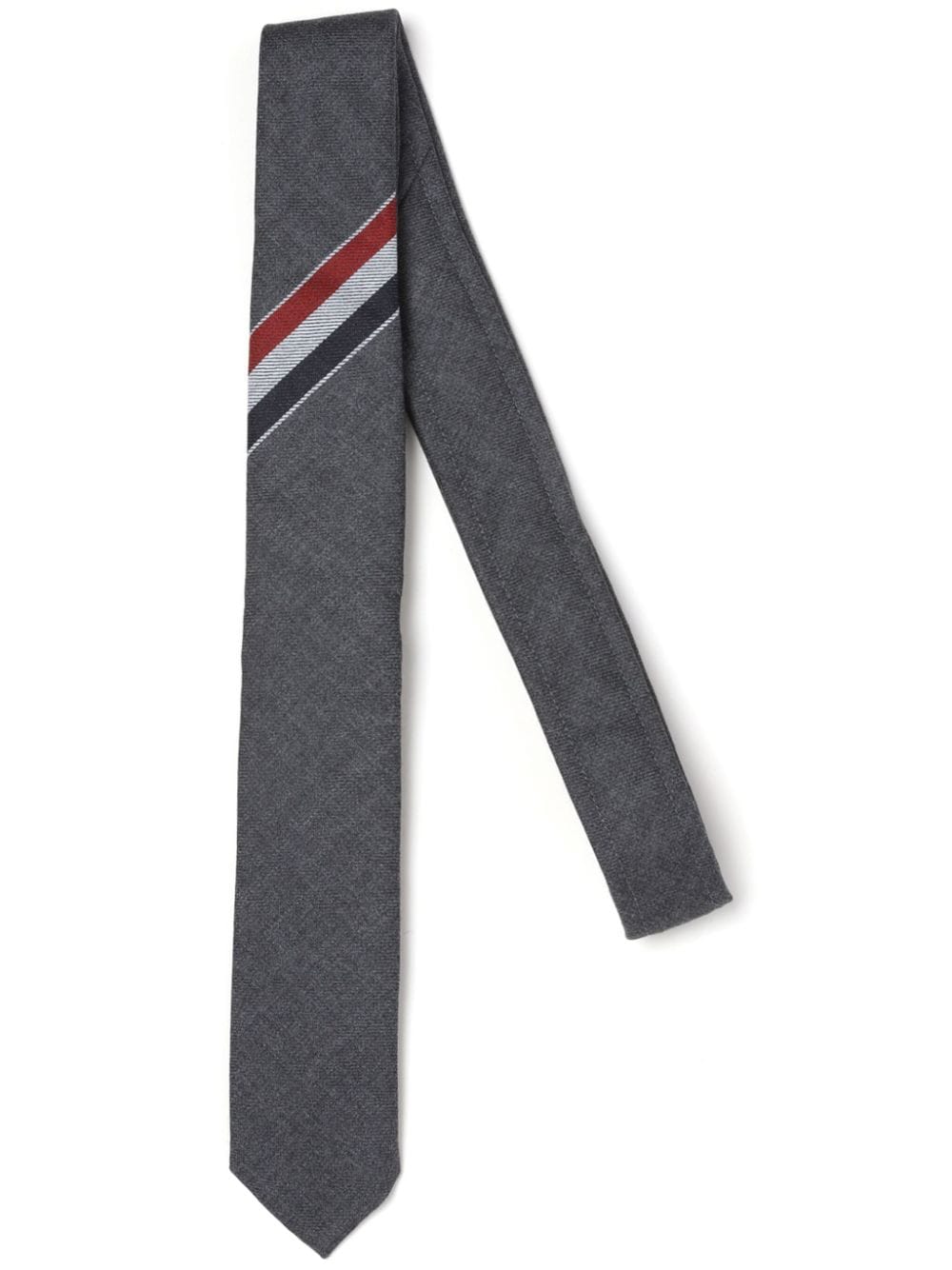 Thom Browne RWB-motif tie - Grey von Thom Browne