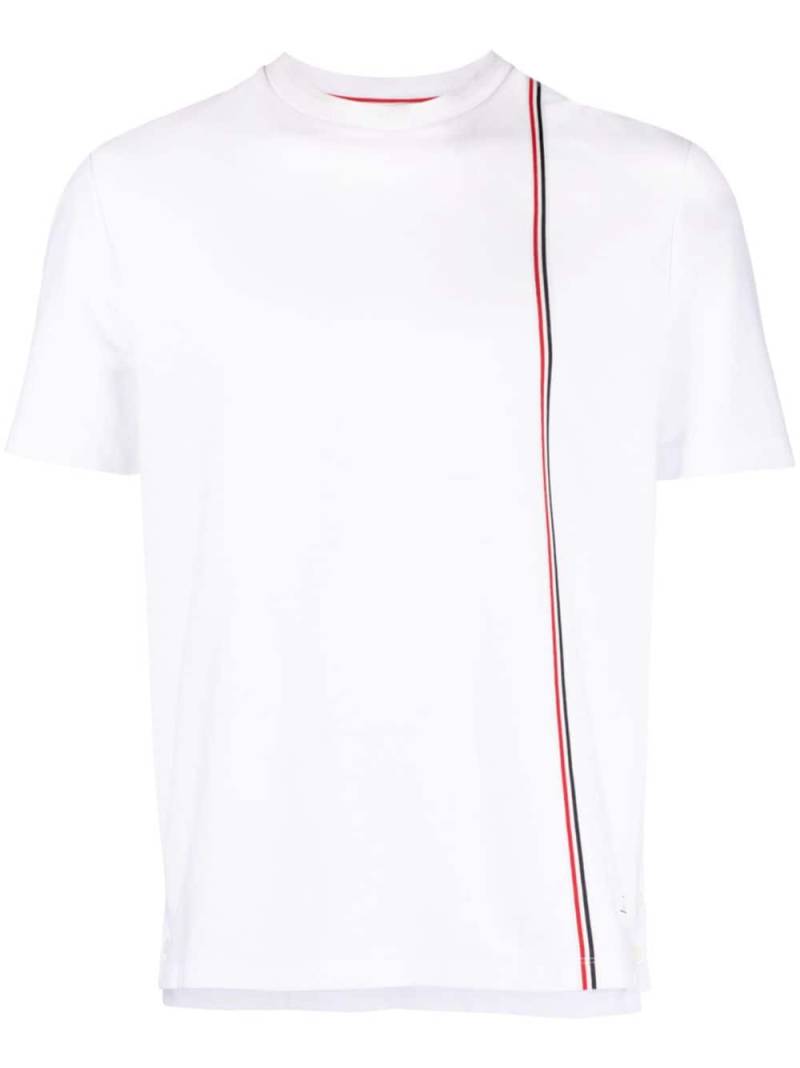 Thom Browne RWB stripe cotton T-shirt - White von Thom Browne