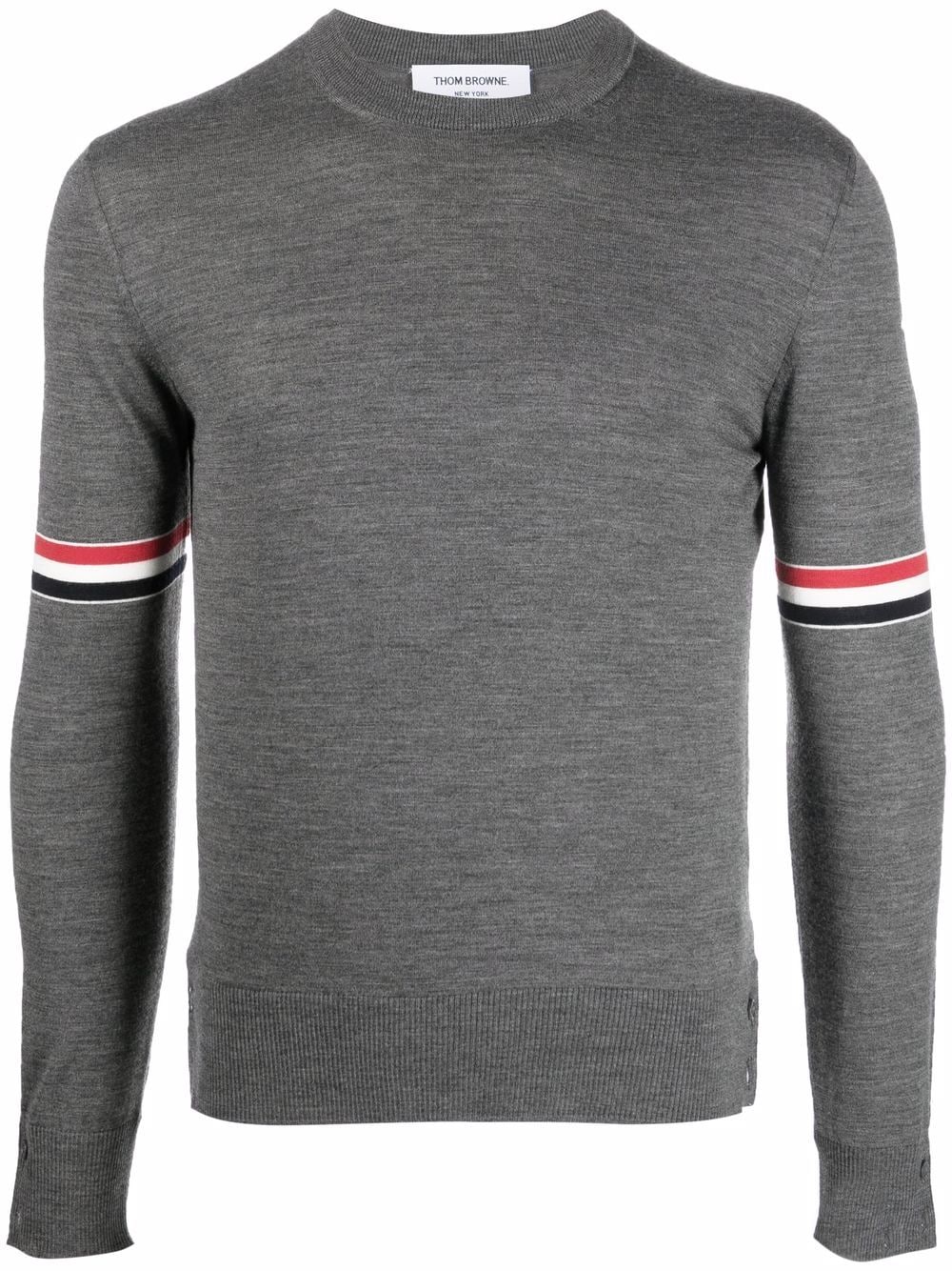 Thom Browne RWB-stripe jumper - Grey von Thom Browne