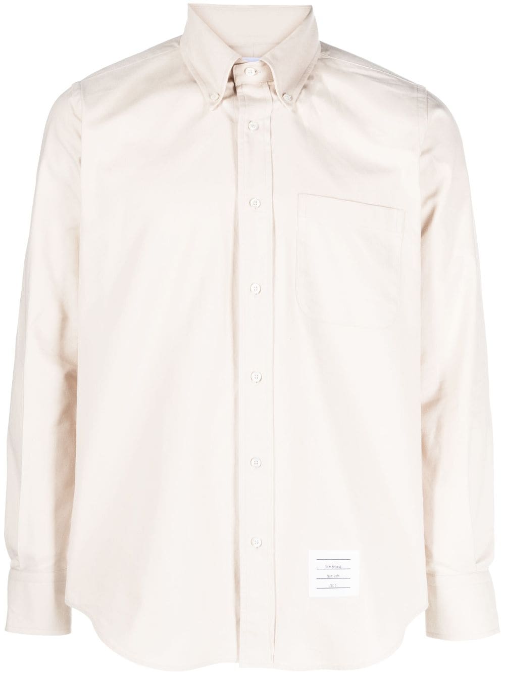 Thom Browne RWB stripe slim-fit shirt - Neutrals von Thom Browne