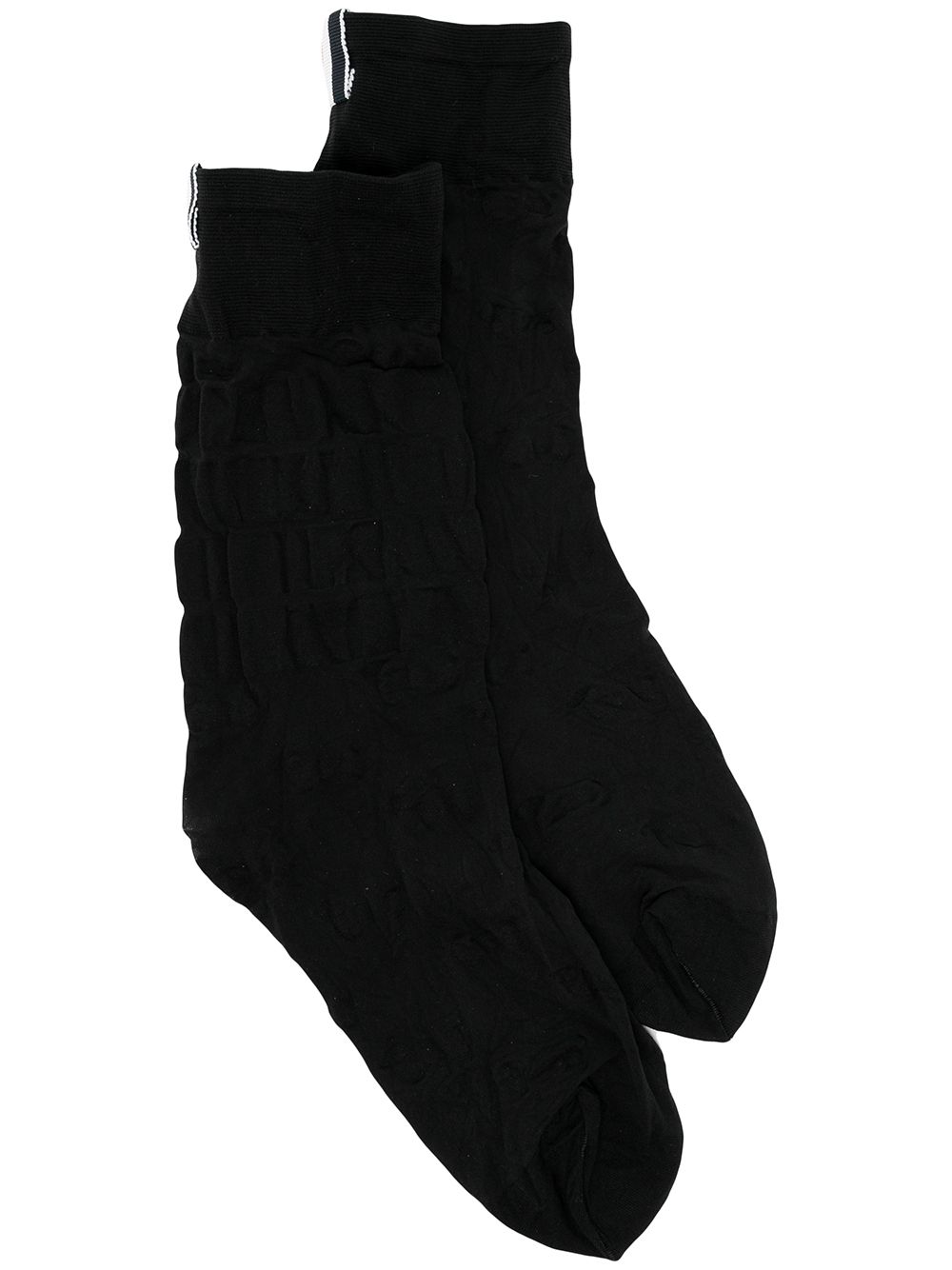 Thom Browne RWB-stripe socks - Black von Thom Browne
