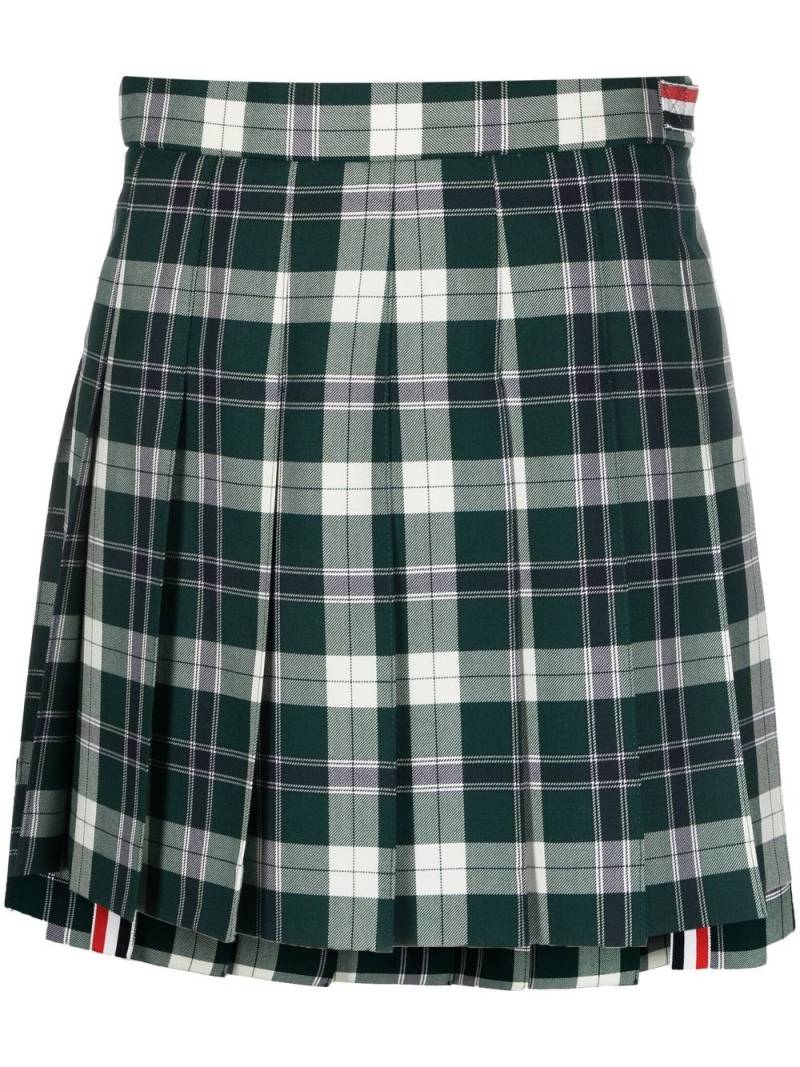 Thom Browne School Uniform Twill mini skirt - Green von Thom Browne