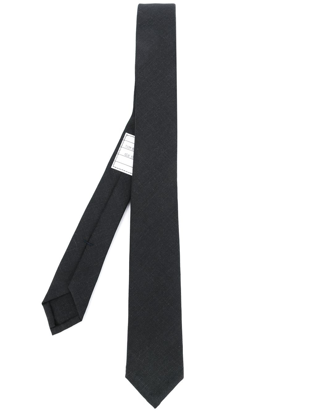 Thom Browne Super 120s Twill Necktie - Grey von Thom Browne