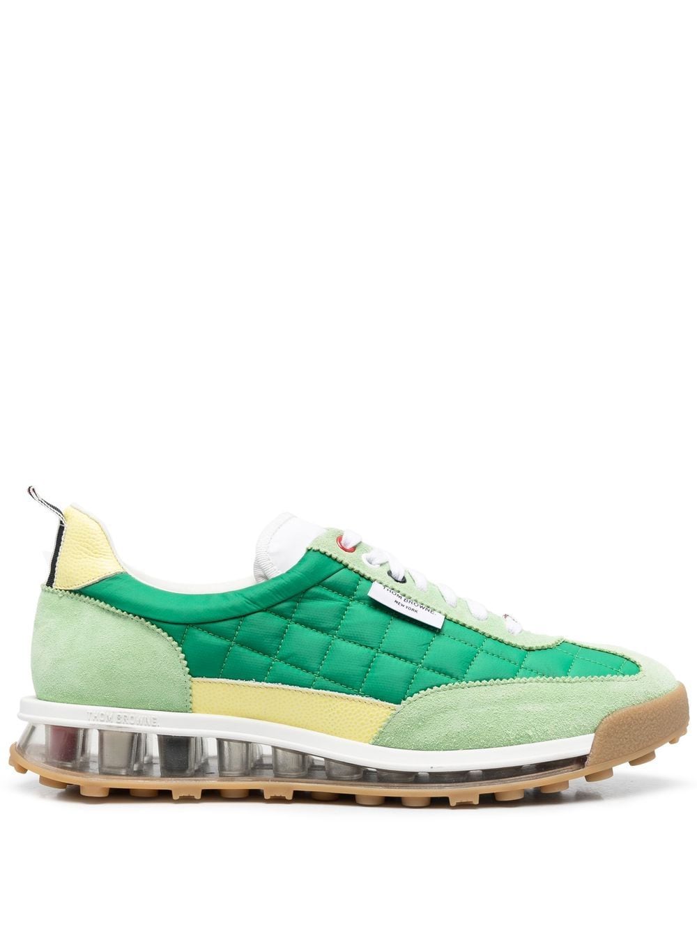 Thom Browne Tech Runner quilted sneakers - Green von Thom Browne