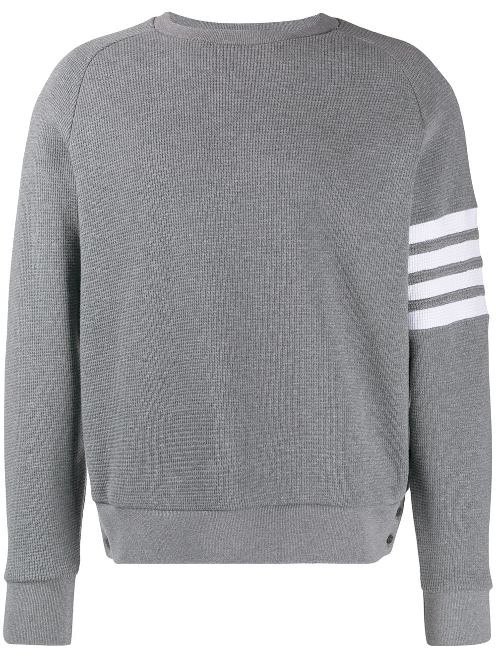 Thom Browne 4-Bar raglan-sleeve sweatshirt - Grey von Thom Browne