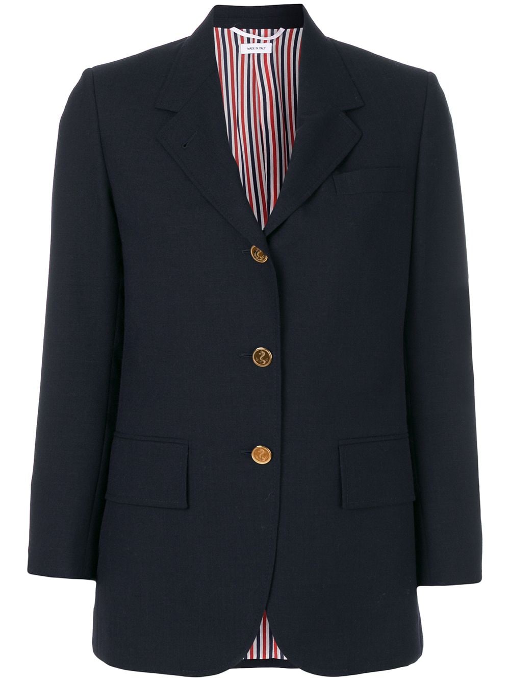 Thom Browne wide lapel sport coat - Blue von Thom Browne