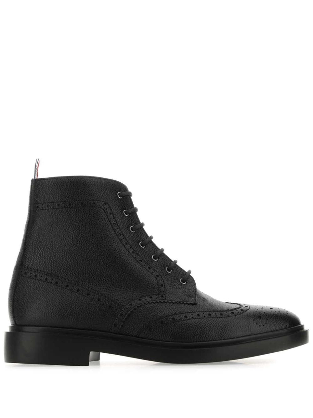 Thom Browne Wingtip ankle boots - Black von Thom Browne