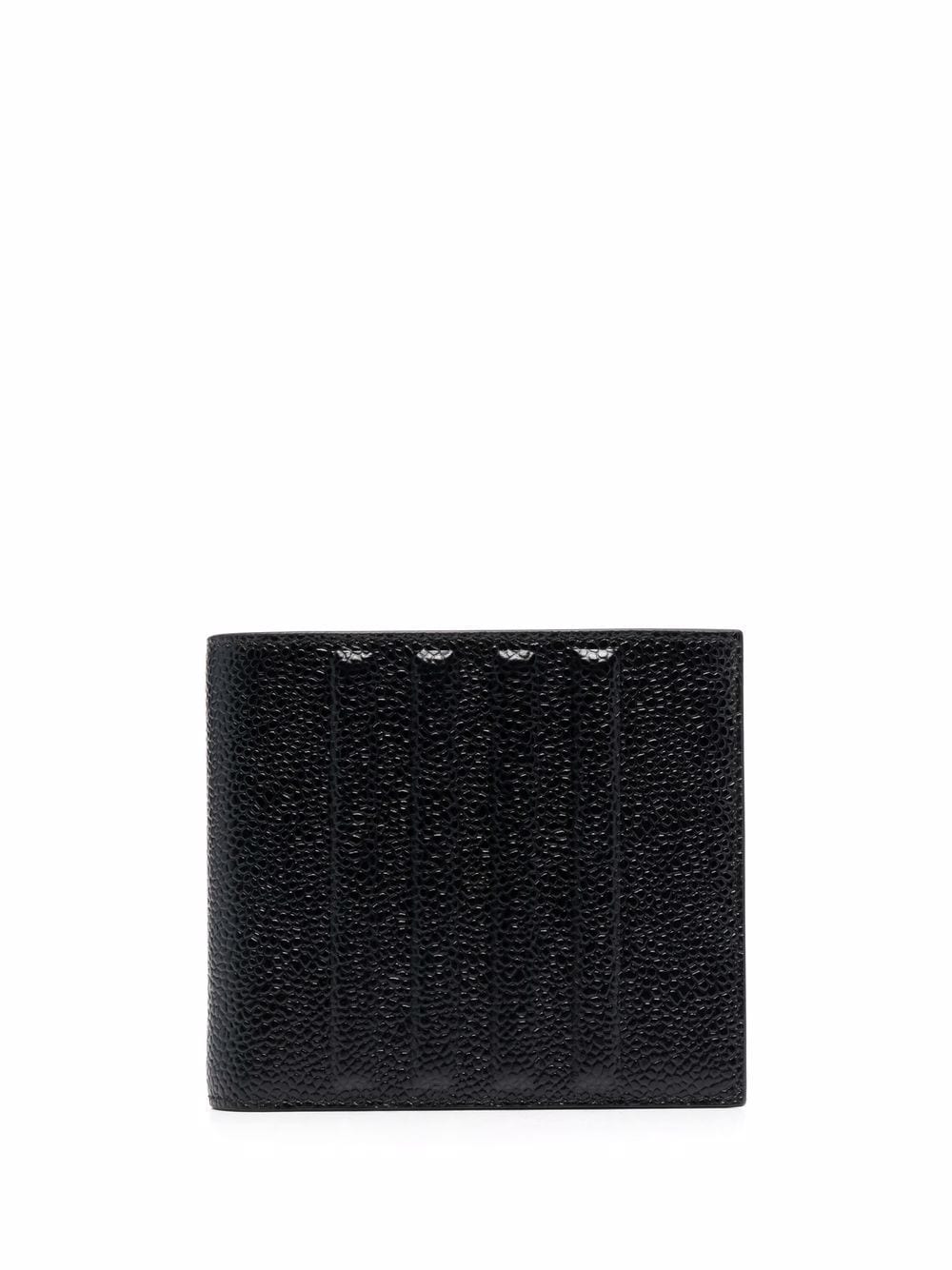 Thom Browne billfold leather wallet - Black von Thom Browne