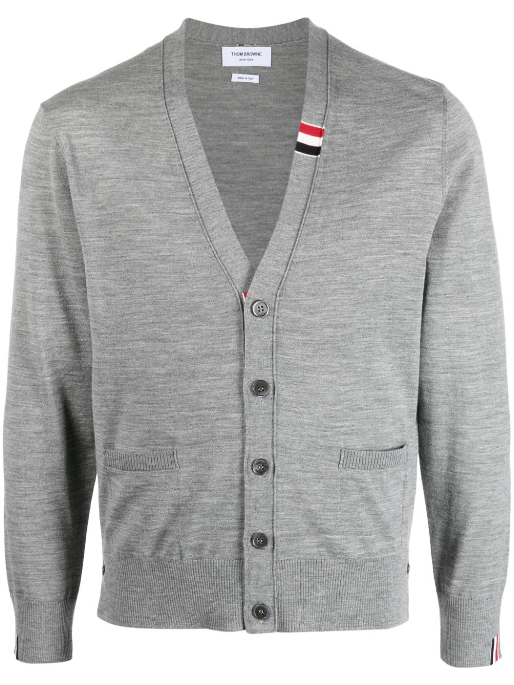 Thom Browne button-up cardigan - Grey von Thom Browne