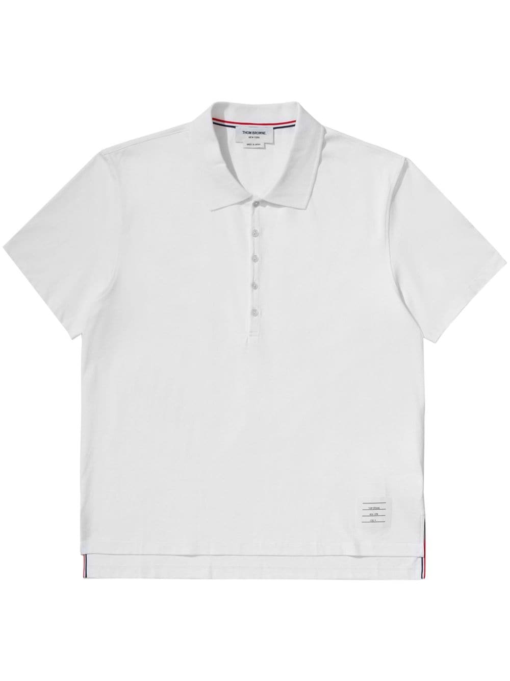 Thom Browne cotton polo shirt - White von Thom Browne