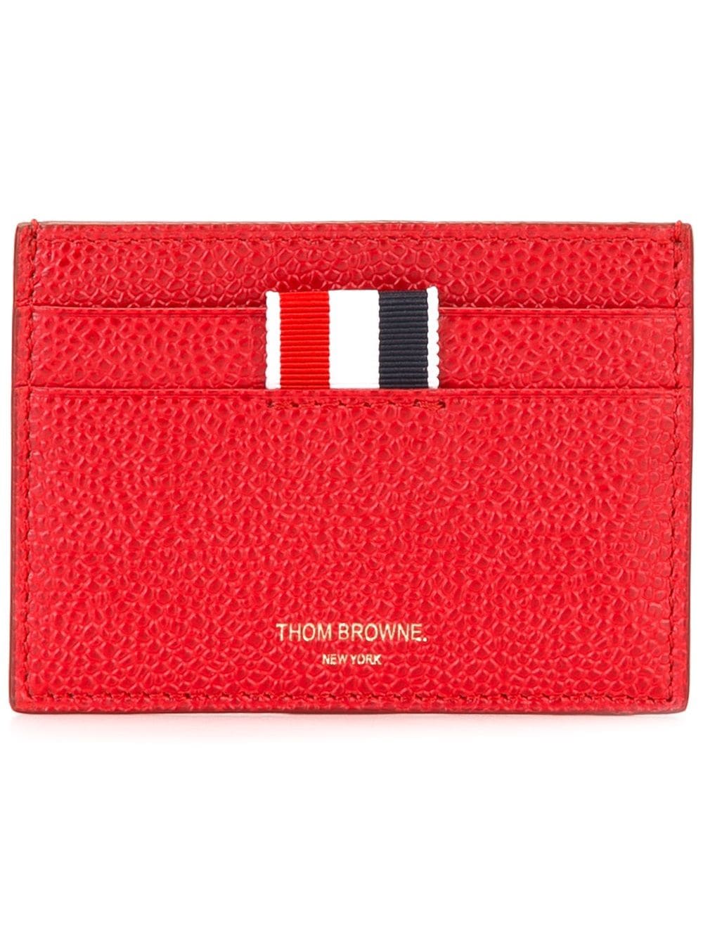 Thom Browne classic cardholder - Red von Thom Browne