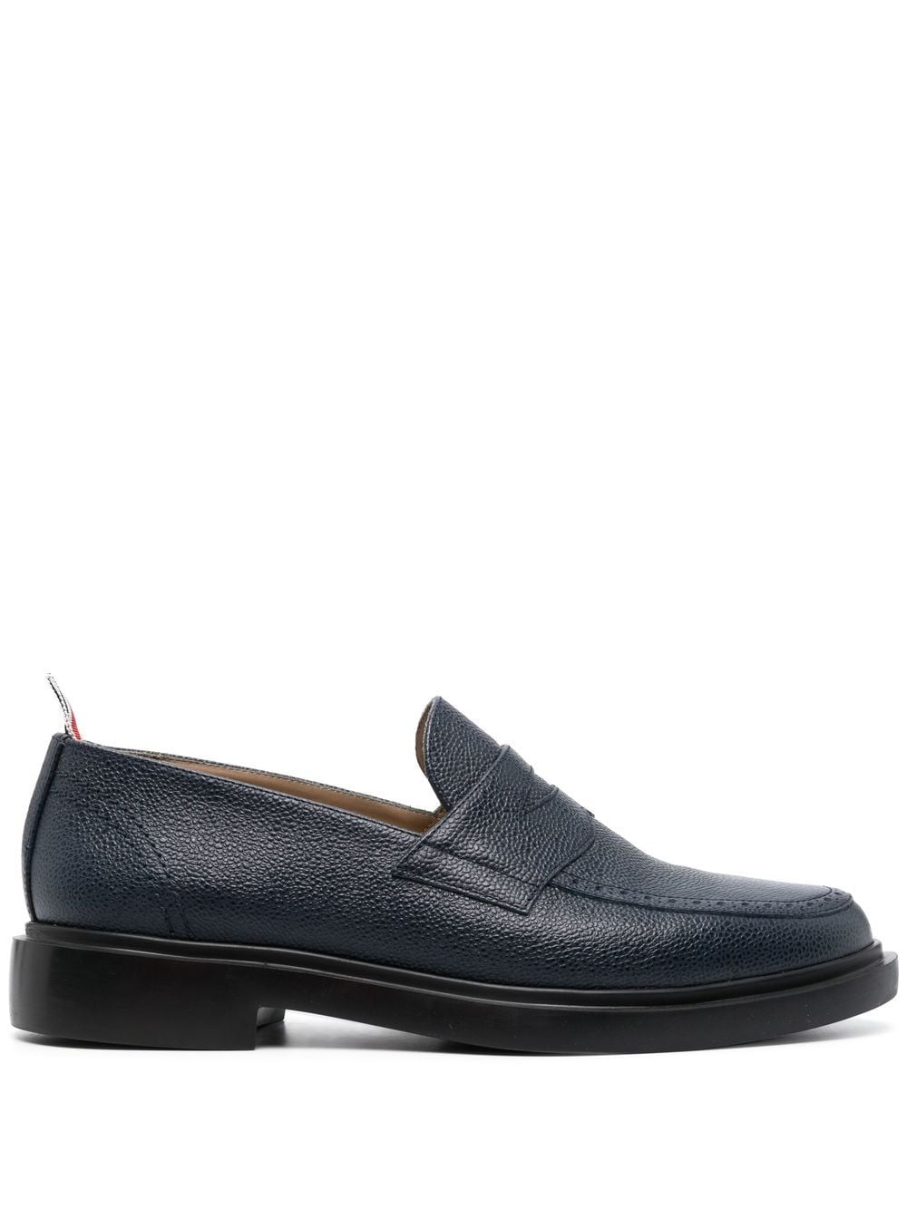 Thom Browne classic penny leather loafers - Blue von Thom Browne