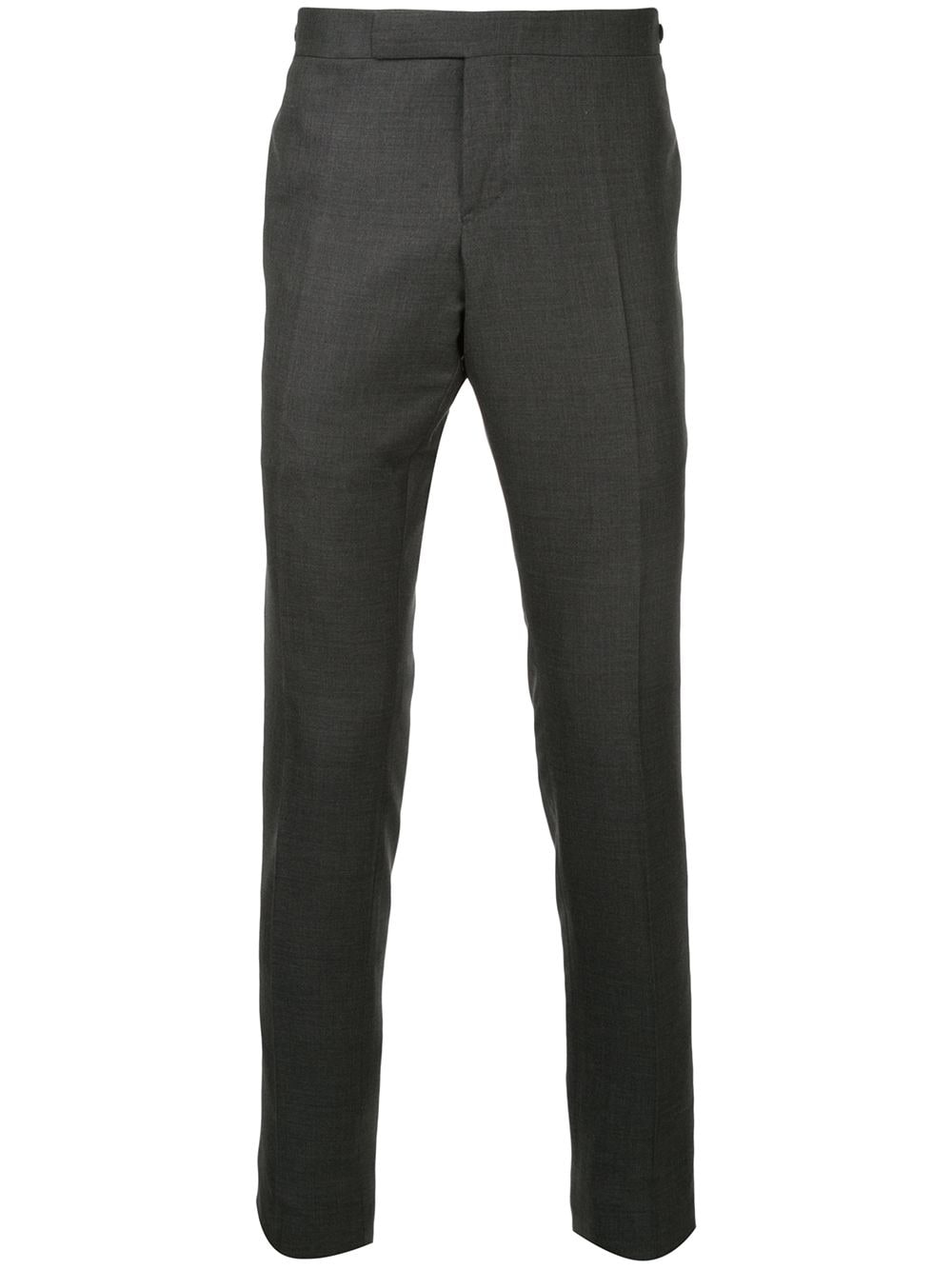 Thom Browne Low Rise Skinny Side Tab Trouser In Super 120’s Twill - Grey von Thom Browne