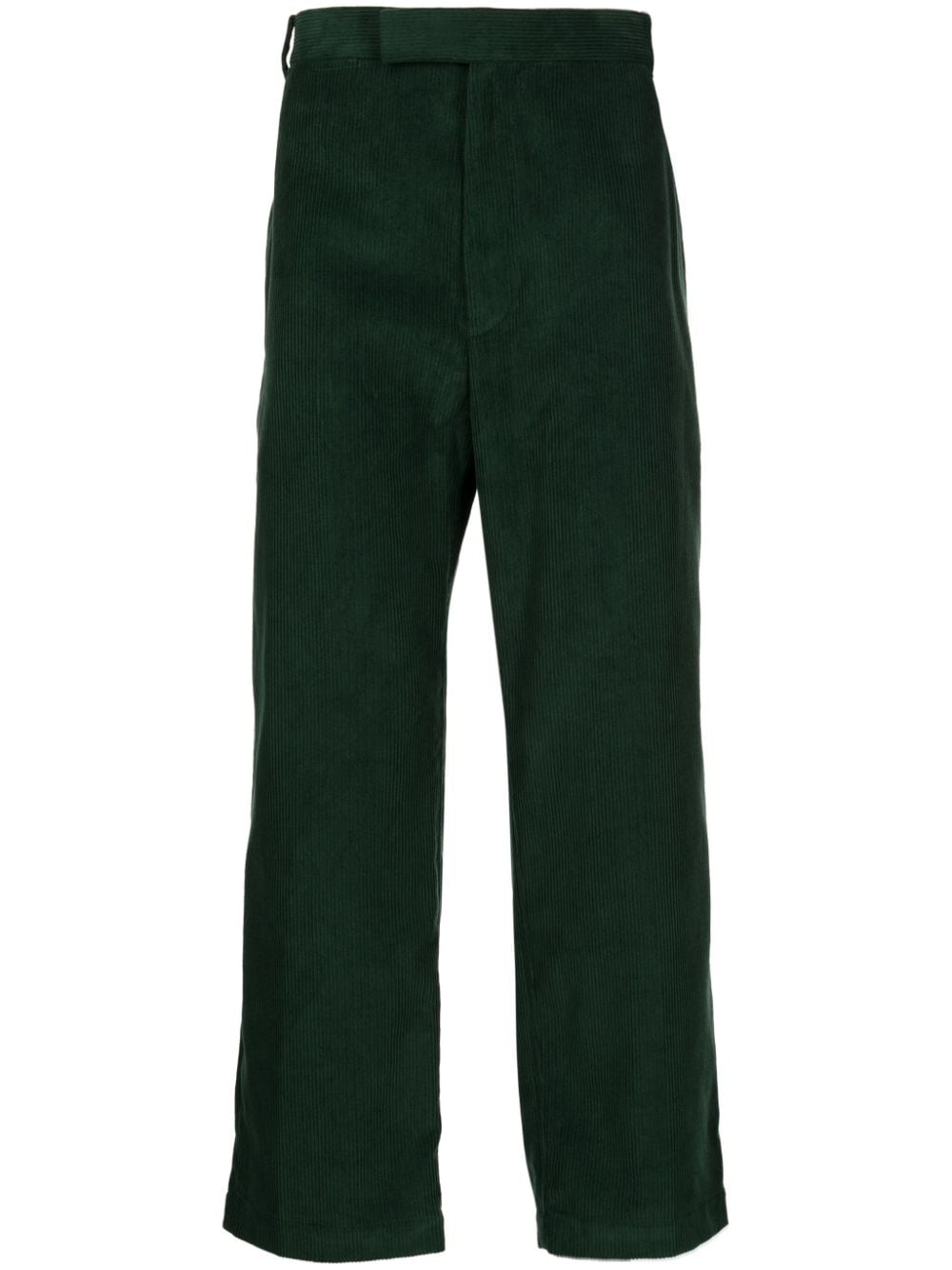 Thom Browne RWB-stripe corduroy trousers - Green von Thom Browne