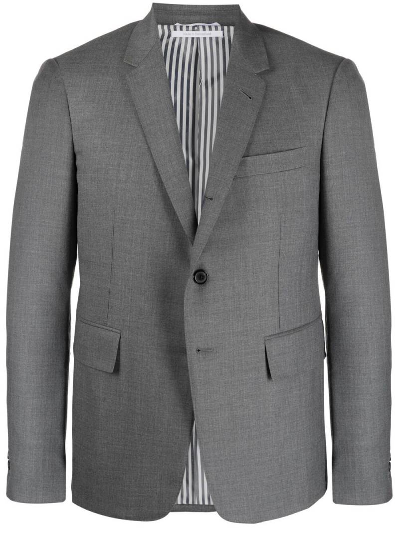 Thom Browne crop-sleeve blazer - Grey von Thom Browne