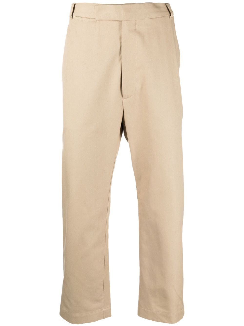 Thom Browne cropped cotton chinos von Thom Browne