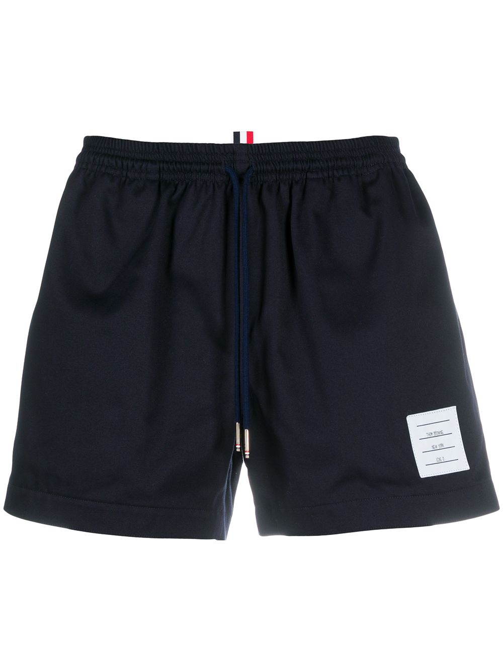 Thom Browne drawcord waistband rugby shorts - Blue von Thom Browne