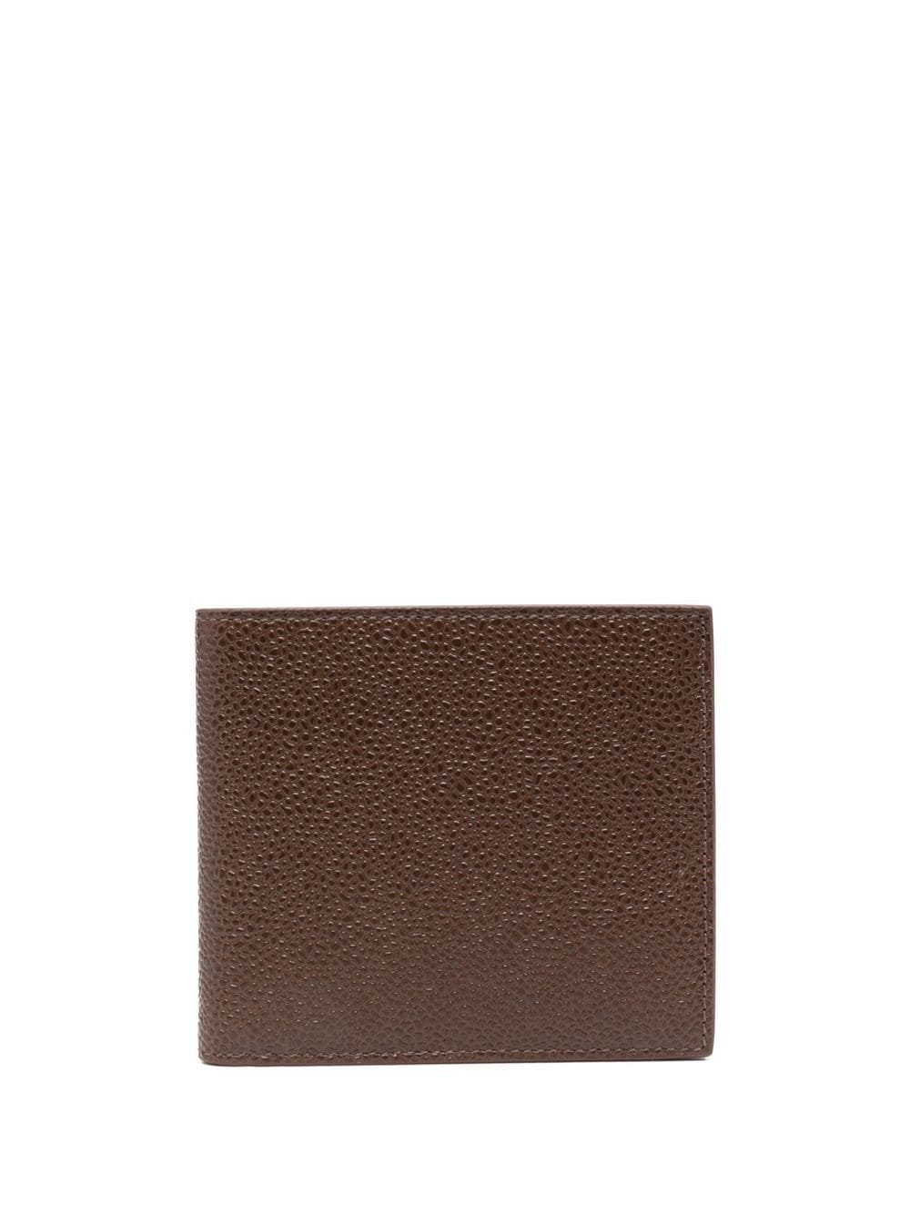 Thom Browne grained bi-fold wallet von Thom Browne
