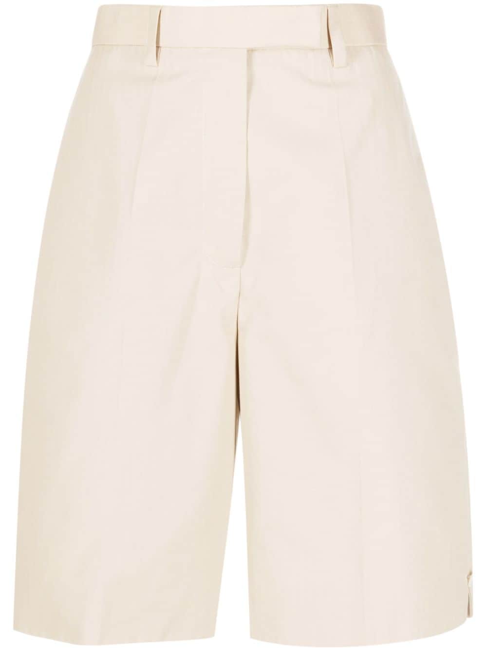 Thom Browne high-waisted tailored shorts - Neutrals von Thom Browne