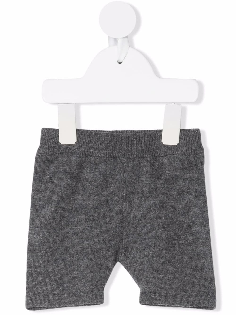 Thom Browne Kids knitted-style cashmere shorts - Grey von Thom Browne Kids