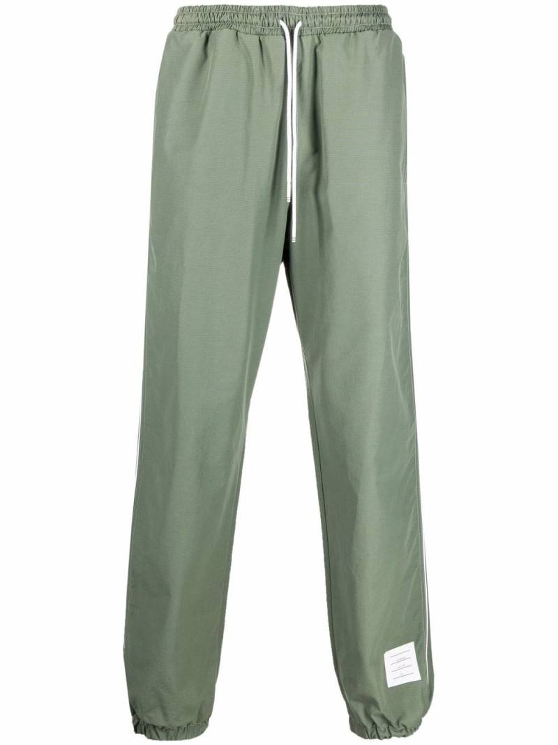 Thom Browne logo-patch track pants - Green von Thom Browne