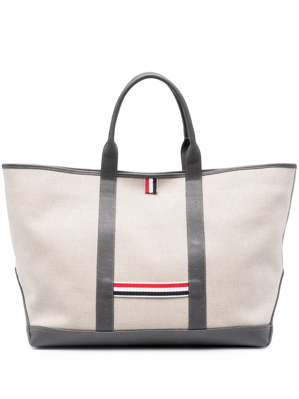 Thom Browne medium tote bag - Neutrals von Thom Browne