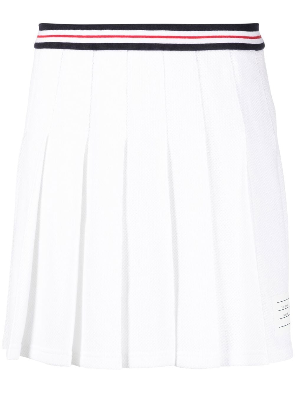 Thom Browne pleated tennis skirt - White von Thom Browne