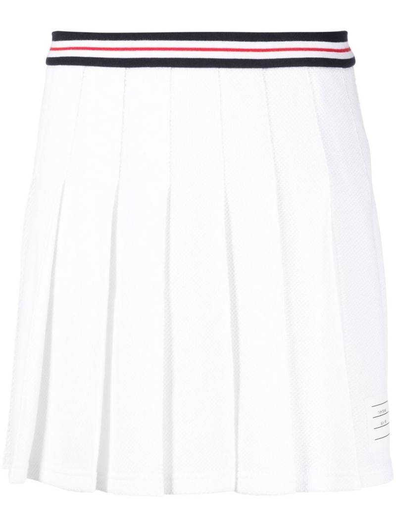 Thom Browne pleated tennis skirt - White von Thom Browne